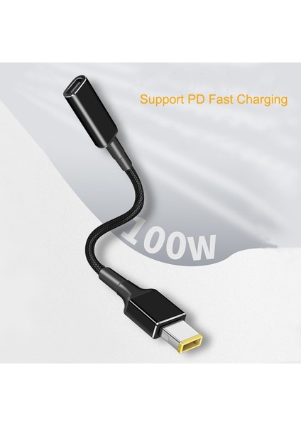 100W USB C Pd Dc Evrensel Laptop Şarj Cihazı Dönüştürücü Tip C Hızlı Şarj Adaptörü Kablo Kordonu Asus Lenovo Hp Dell Dizüstü Bilgisayar (Yurt Dışından)