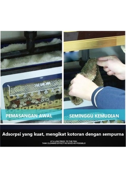 Yoğun Örgü Yüzeyli Balık Tankı Filtresi Pamuk Ekolojik Battaniye Evrensel Hızlı Su Arıtma Pamuk Battaniye Basit Beyaz Kanalizasyon Filtresi Pamuk Battaniye (Yurt Dışından) indirimleri