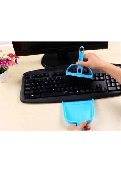 Mini Araç Klavye Temizleme Çırpma Süpürge Faraş Seti (Yurt Dışından) indirimleri