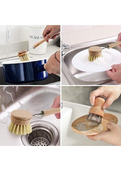 Parça Bulaşık Fırçası Ahşap Saplı Ahşap Bulaşık Fırçası Seti (Yurt Dışından) fiyatları