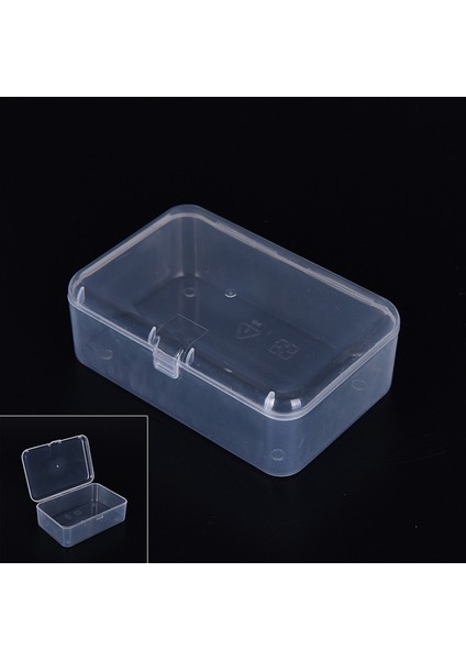 Yeni Küçük Şeffaf Plastik Saklama Kutusu Şeffaf Kare Çok Amaçlı Ekran (Yurt Dışından)