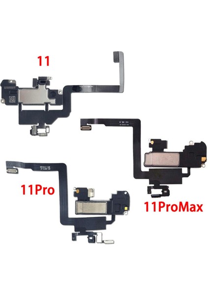 Kulaklık Kulak Hoparlör Modülü ve Yüz Kimliği Sensörü Yakınlık Işık Flex Kablo Düzeneği Değiştirme iPhone 11 11PRO 11PROMAX (Yurt Dışından)