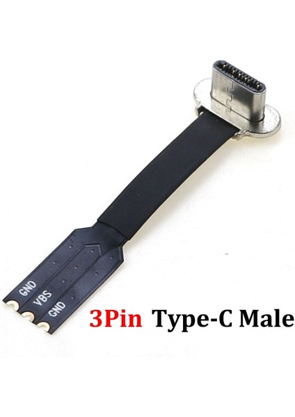 Mikro USB C Tipi Konnektör Fpc 2pin 3pin W/direnç R1 Yumuşak Düz Kablo Erkek Şarj Kablosu Hızlı Şarj Kablosu Uzatma Telefon Için (Yurt Dışından)