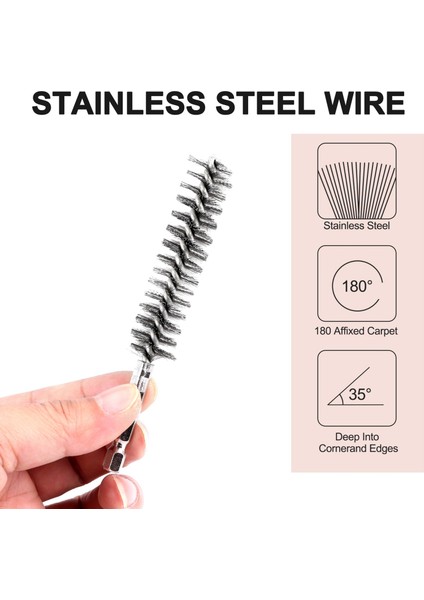 Delik Fırçası Paslanmaz Çelik Kıllar Elektrikli Matkap Için Tel Fırça Altıgen Saplı Saplı Tel Fırça Temizleme 6 Parça (Yurt Dışından) indirimleri