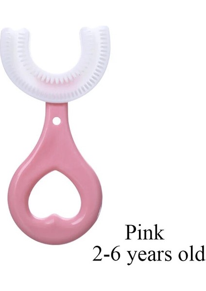 Çocuklar Diş Fırçası U Şeklinde 360 Derece Bebek Diş Kaşıyıcı Bebek Diş Fırçası Çocuk Silikon Fırça Bebekler Için Ağız Bakımı Temizleme Araçları (Yurt Dışından)