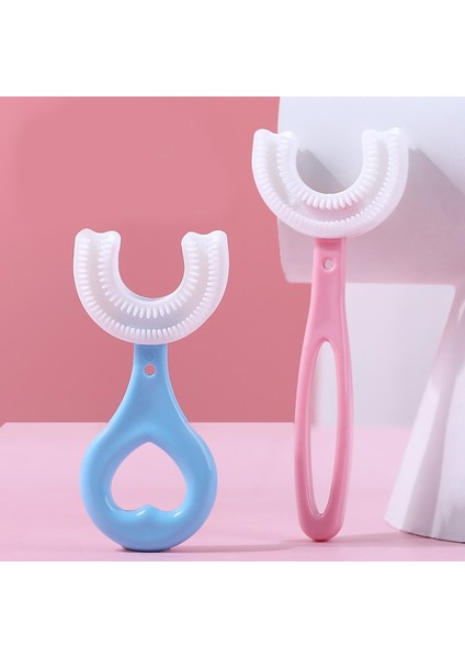 Çocuklar Diş Fırçası U Şeklinde 360 Derece Bebek Diş Kaşıyıcı Bebek Diş Fırçası Çocuk Silikon Fırça Bebekler Için Ağız Bakımı Temizleme Araçları (Yurt Dışından) fiyatları