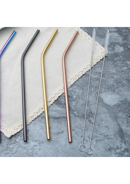 [sıcak] 5 Adet/10 Adet Saman Temizleme Fırçası Yeniden Kullanılabilir Çevre Dostu Paslanmaz Çelik Içme Saman Temizleyici Fırça Seti Yumuşak Saç Temizleme Araçları (Yurt Dışından) modelleri