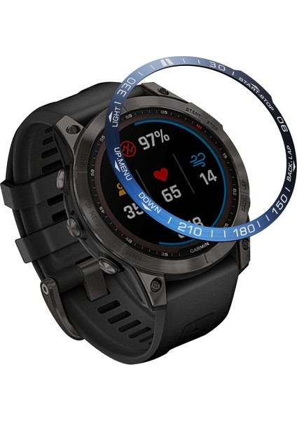 Akıllı Saat Tampon Kapak Anti-Scratch Koruma Halkası Garmin Fenix 7 Için Çerçeve Halkası Kasa Çerçevesi Metal Koruma (Yurt Dışından)