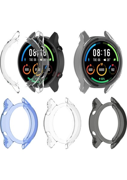 Xiao Mi Mi Izle Renkli Spor Kılıf Kapak Ultra Ince Yumuşak Tpu Koruyucu Xiaomi Mi Mi Izle Renkli Spor Kabuk Çerçeve Aksesuarları (Yurt Dışından)