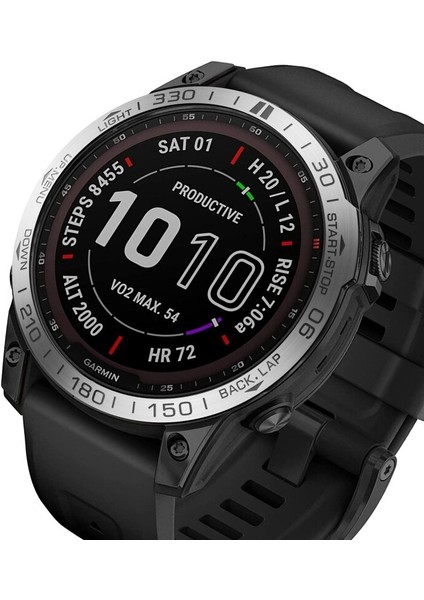 Akıllı Saat Tampon Kapak Anti-Scratch Koruma Halkası Garmin Fenix 7 Için Çerçeve Halkası Kasa Çerçevesi Metal Koruma (Yurt Dışından)