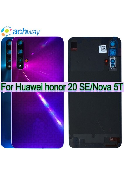 Yenı Huawei Nova 5 T Pil Kapağı Onur 20 Se Arka Kapı Konut Case Arka Değiştirilmiş Telefon Onur 20 Se Pil Kapağı (Yurt Dışından)