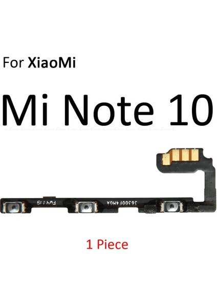 Güç Açık Kapalı Sessiz Anahtarı Kontrol Tuşu Ses Düğmesi Flex Kablo Xiaomi Mi 11 Not 10 10T Lite Pro Ultra Yedek Parçalar (Yurt Dışından)