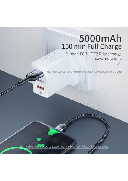 Essager LED Mikro USB Kablosu Hızlı Şarj Şarj Cihazı Mikro USB Veri Kablosu Samsung Xiaomi Için Tel Kordon Android Cep Telefonu Kablosu 2 M (Yurt Dışından)