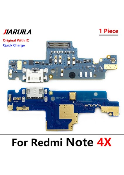 Xiaomi Redmi Için Not 4x NOTE4X USB Yuva Konnektörü Şarj Portu Flex Kablo USB Şarj Aleti Fişi Onarım Parçaları (Yurt Dışından)