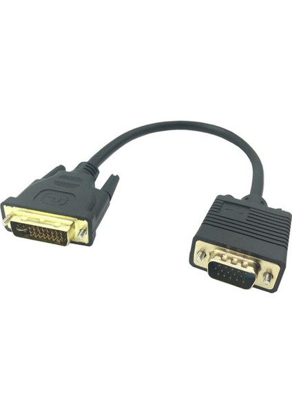 0.3m DVI 24+5 - VGA Adaptör Kablosu 1080P Dvı-I - VGA Kablosu 24+5 DVI Erkek - 15 Pin VGA Erkek Video Dönüştürücü Pc Ekranı Için (Yurt Dışından)