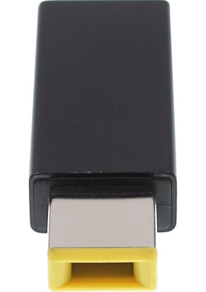 Usb-C Tip C Dişi Dikdörtgen Erkek Pd Dc Güç Adaptörü Kare Şarj Cihazı Dönüştürücü 45W/65W 3.25A Lenovo Thinkpad Dizüstü Bilgisayar Için (Yurt Dışından)