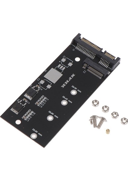 M.2 Nvme SSD Dönüştürme Adaptör Kartı Nvme/ahcı SSD Sata Revizyon I/ıı/ııı Için Yükseltilmiş Kit (1.5/3.0/6.0 Gbps) (Yurt Dışından)