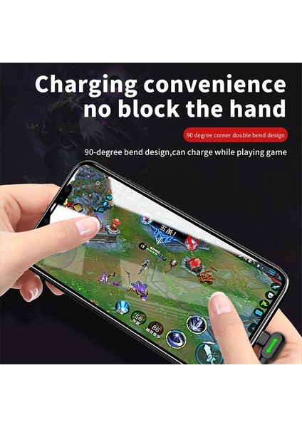 Mcdodo USB Tip C 2A Hızlı Şarj Veri Senkronizasyon Kablosu Xiaomi Huawei Samsung Android Telefon 90 Derece Açı Hızlı Şarj LED Kablosu (Yurt Dışından) indirimleri