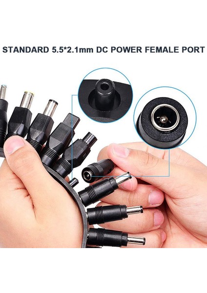 10 Adet/takım Evrensel Dizüstü Bilgisayar Için Laptop Şarj Cihazı Güç Adaptörü Ipuçları Şarjı Bağlamak Için Jak Konnektörü (Yurt Dışından) fiyatları