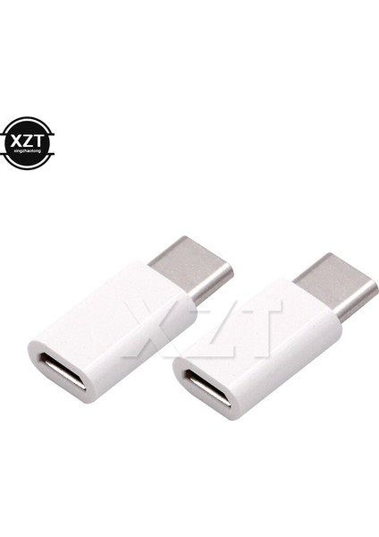 At 5pcs Usb-C Tip-C Mikro USB Veri Şarj Adaptörü Dönüştürücü Konektörü Yeni (Yurt Dışından)
