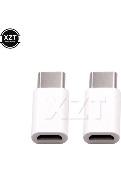 At 5pcs Usb-C Tip-C Mikro USB Veri Şarj Adaptörü Dönüştürücü Konektörü Yeni (Yurt Dışından)