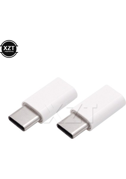 At 5pcs Usb-C Tip-C Mikro USB Veri Şarj Adaptörü Dönüştürücü Konektörü Yeni (Yurt Dışından)