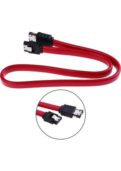 Erkek Dönüştürücü Adaptör Kablosu Korumalı Kablo 0.5 M/ 1 M Esata - Sata Kablosu Seri Ata Harici Sata Kablo Adaptörü 7 Pin (Yurt Dışından)