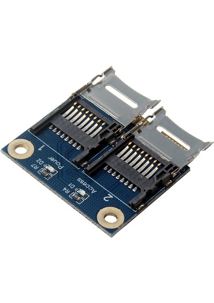 Mini Pcıe Kart Adaptörü Pcı-E Mpci-E - Çift Tf Sdhc Sdxc Okuyucu Adaptörü Pcı-E - Tf Kart Desteği Windows 7 / Vista / Xp Mac Os (Yurt Dışından)