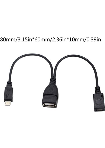 Fire Tv 3 Veya 2nd Gen Fire Stick Için 2 Adet USB Bağlantı Noktası Terminal Adaptörü Otg Kablo (Yurt Dışından)