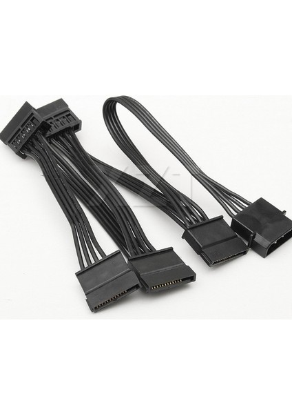 Pz 1 Adet 4pin 18AWG Tel Sabit Disk Ide Molex 5-Port 15PIN Sata Güç Kablo Kordonu Kurşun HDD SSD Pc Sunucusu Dıy Sıcak (Yurt Dışından) fiyatları