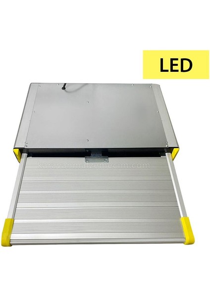 Motokaravan Basamak Kaset Tipi 45cm LED Elektrikli ( Otomatik ) W-45L