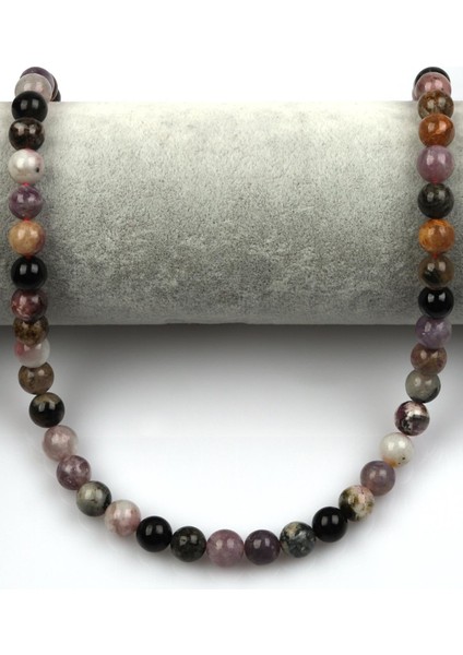 Renkli Turmalin ( Ab Kalite ) Doğal Taş Dizi 8 mm Küre Kesim fiyatları