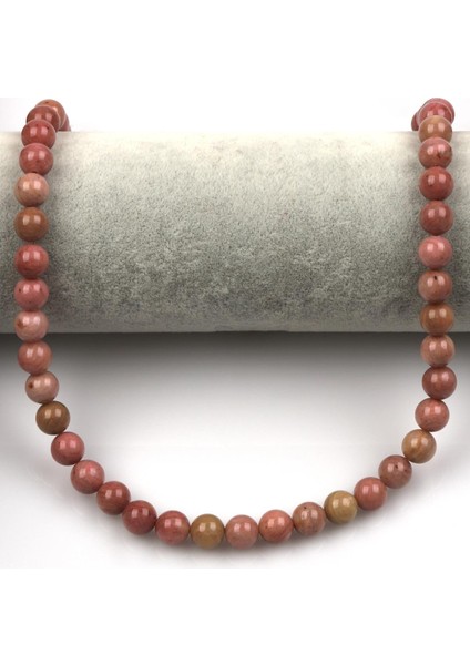 Pembe Jasper Doğal Taş Dizi 8 mm Küre Kesim fiyatları