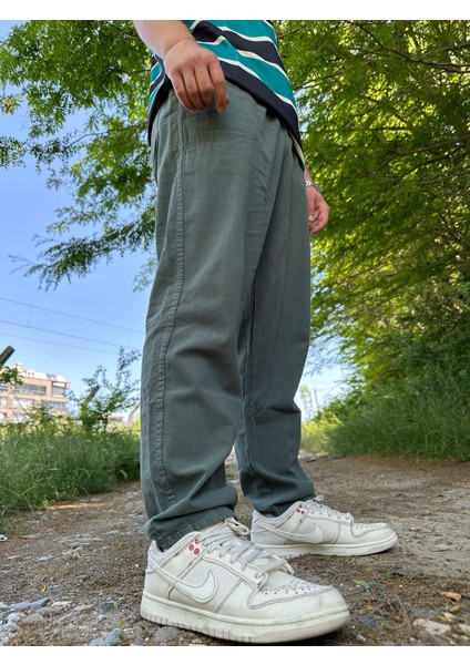 G - Town Baggy Keten Karışımlı Bel Lastikli Pantolon