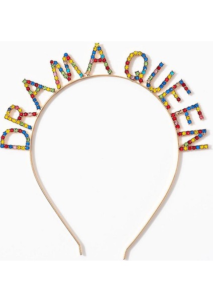 Drama Queen Taşlı Parti Tacı