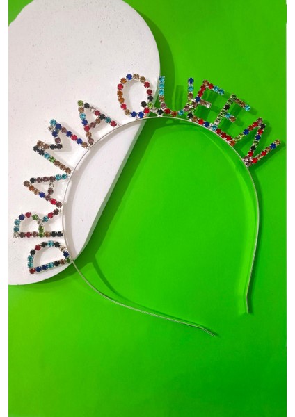 Drama Queen Taşlı Parti Tacı