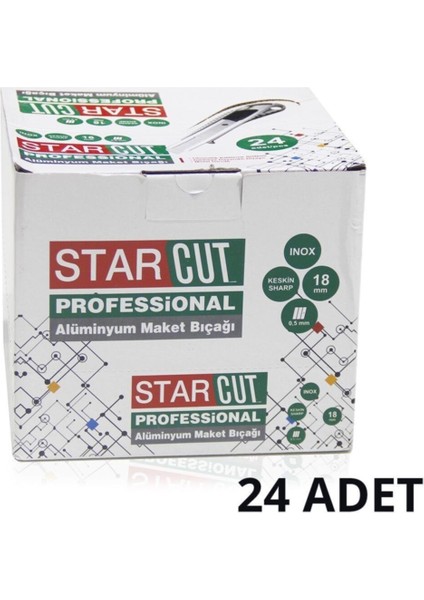 Alüminyum Maket Bıçağı / Falçata 24'lü Kutu fiyatları