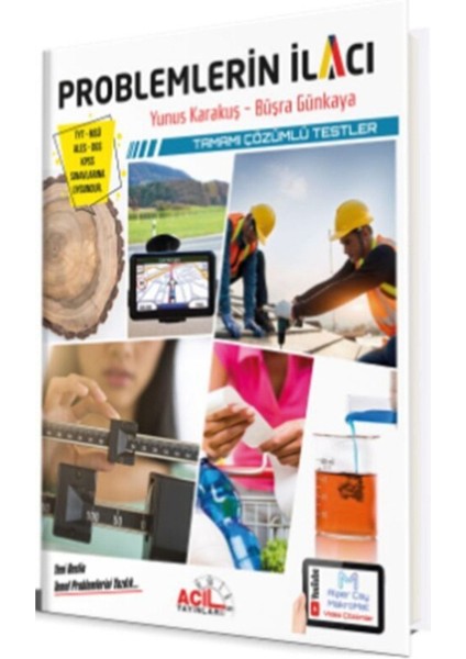 YKS TYT MSÜ Kpss Problemlerin İlacı Tamamı Çözümlü Testler