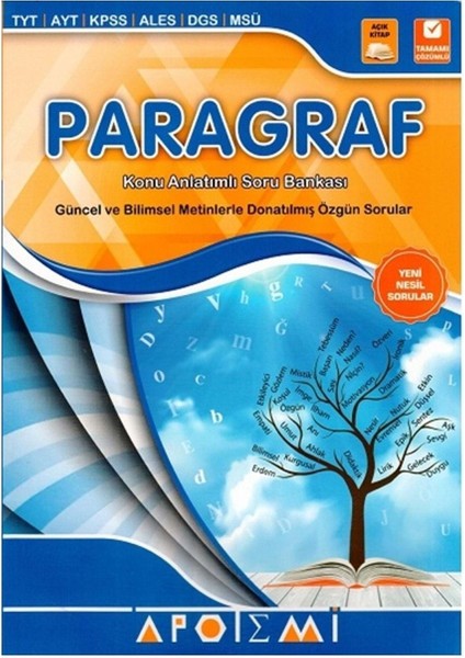 Apotemi Paragraf Konu Anlatımlı Soru Bankası