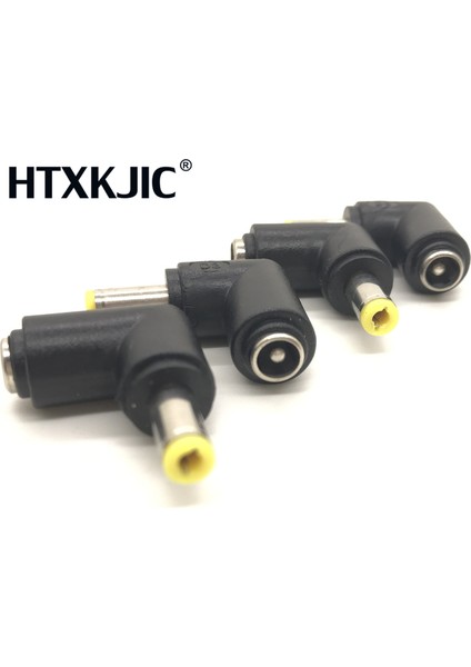 5.5x2.1mm Dişi 5.5x2.5mm Erkek Dc Güç Konektörü Adaptörü Dizüstü Bilgisayar 5.5*2.5 5.5*2.1 90 Derece Fişler (Yurt Dışından)