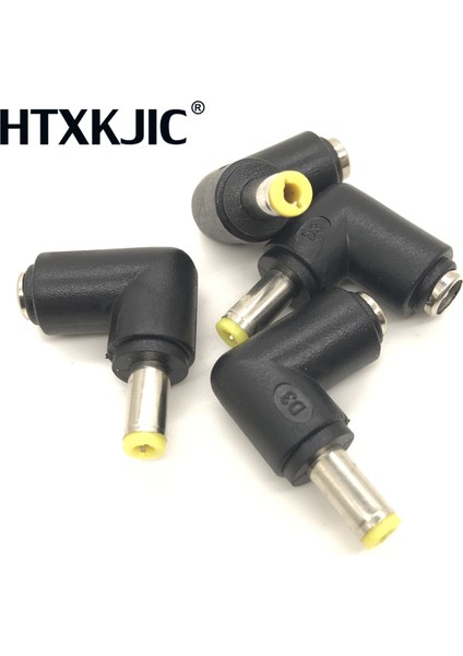 5.5x2.1mm Dişi 5.5x2.5mm Erkek Dc Güç Konektörü Adaptörü Dizüstü Bilgisayar 5.5*2.5 5.5*2.1 90 Derece Fişler (Yurt Dışından)