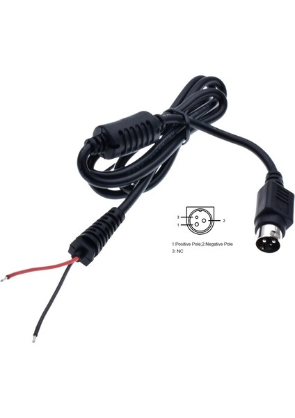 3 Pin Dc Kablo Adaptörü 20AWG Şarj Kablosu Kablosu Epson PS180 PS179 Yazıcı Pos Termal Makbuz Yazıcısı (Yurt Dışından)