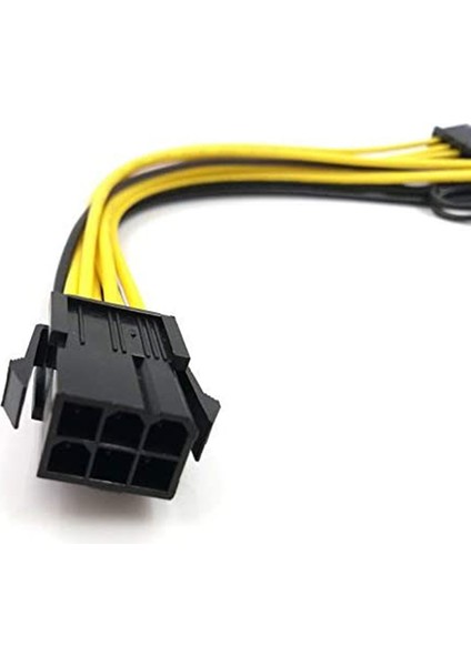 10 Adet 6 Pin Çift Pcıe 8 Pin (6 + 2) Görüntü Kartı Pcı Express Güç Adaptörü Gpu VGA Y-Splitter Uzatma Kablosu Madencilik Kartı (Yurt Dışından)
