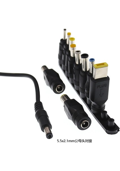 10 Adet/takım Evrensel Dizüstü Bilgisayar Için Laptop Şarj Cihazı Güç Adaptörü Ipuçları Şarjı Bağlamak Için Jak Konnektörü (Yurt Dışından) modelleri