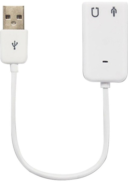 Windows Için Mikrofon Inter'li 7.1 USB Ses Kartı Harici Stereo Ses Adaptörü (Yurt Dışından)