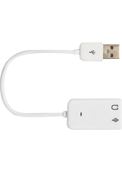 Windows Için Mikrofon Inter'li 7.1 USB Ses Kartı Harici Stereo Ses Adaptörü (Yurt Dışından)