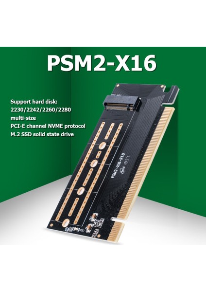 Orıco PSM2-X16 M.2 Ngff M Anahtar Nvme Ssd'den Pcı-E 3.0X16 Genişletme Kartı 2230 2242 2260 2280 M.2 SSD Adaptörü M.2 M Anahtar Arası (Yurt Dışından)