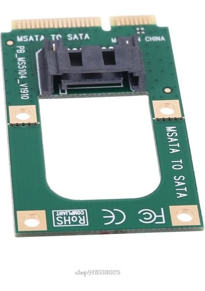 Msata'dan 7 Pimli Sata Uzatma Adaptörüne Mini Sata - Sata Kart Dönüştürücü 2,5 Için Tam Yüksek Yarım (Yurt Dışından)