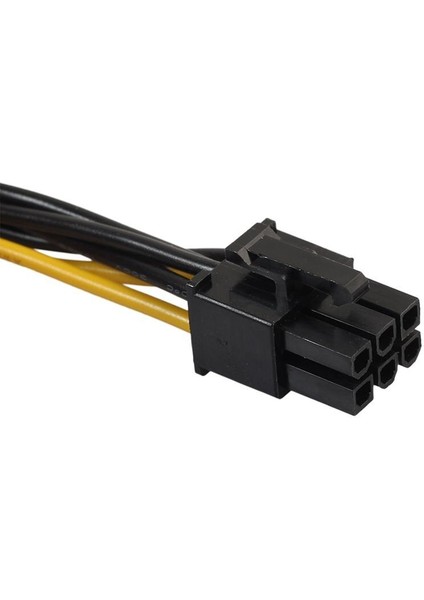 5 Adet 15PIN Sata Güç - 6pin Pcı-E Pcı Express Adaptör Kablosu Video Araba Için (Yurt Dışından)