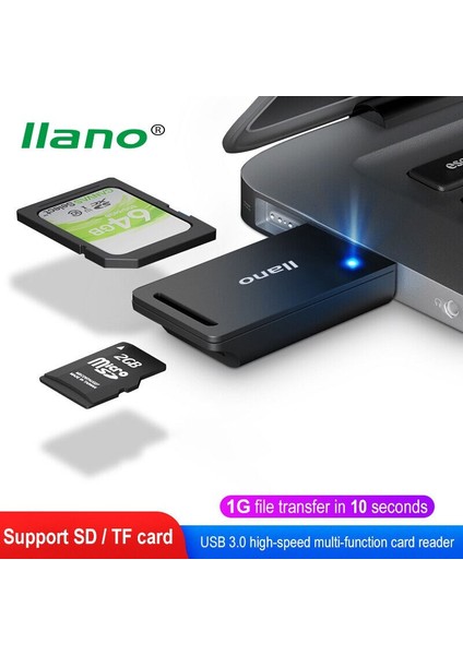 Llano USB 3.0 Kart Okuyucu USB Sd Mikro Sd Tf Adaptör Aksesuarları Pc Laptop Için Otg Kart Okuyucu Akıllı Bellek Sd Tf Kart Okuyucu (Yurt Dışından) fiyatları